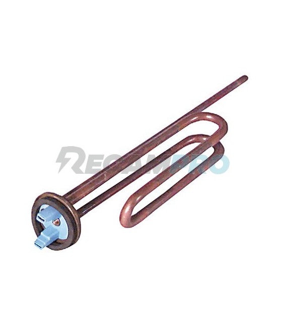 Resistencia termo Ariston, Indesit 2500W, 245mm, vaina 440mm 38AR0104