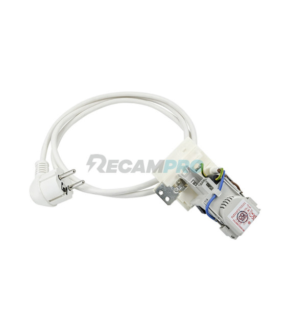 CABLE DE ALIMENTACIÓN CON FILTRO ANTIPARASITARIO LAVADORA INDESIT C00270937