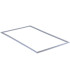 JUNTA PUERTA REFRIGERADOR POLAR WHITE, ARISTON, INDESIT  (552X925) 482000022847