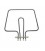 Resistencia horno Balay 1000W + 860W. Solera 1804