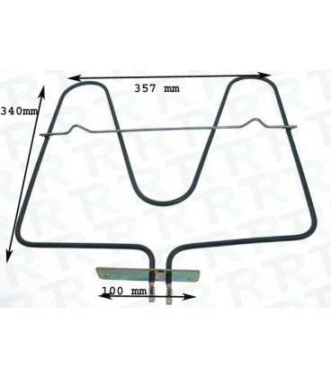 Resistencia inferior de horno 1700W 357X340mm 38ZN0012