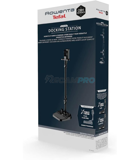 BASE DE CARGA ASPIRADORA ROWENTA X-FORCE FLEX 14.60 Y 14.60 PRO ZR905003