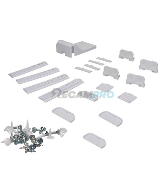 KIT PIEZAS DE FIJACION FRIGORÍFICO INCORPORADO CANDY, DELONGHI, HAIER... 70001294