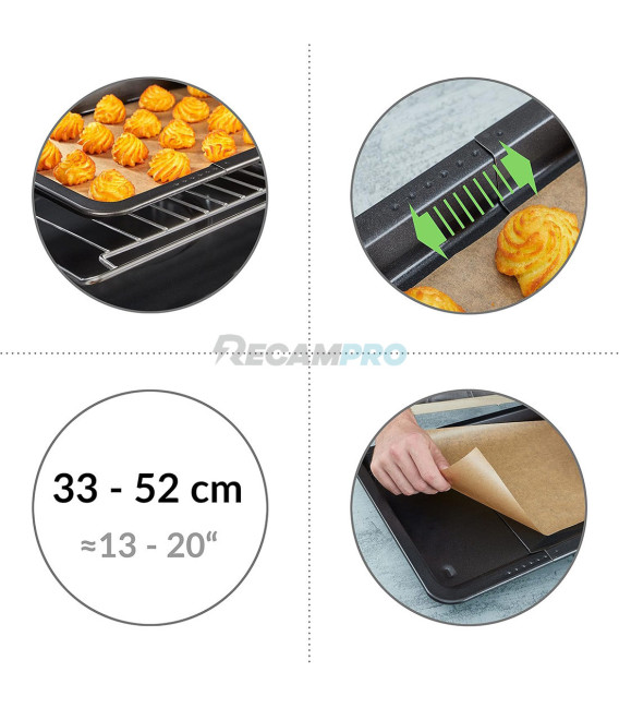 BANDEJA UNIVERSAL EXTENSIBLE HORNO ELECTROLUX, WHIRLPOOL 33-52 cm 9029866473