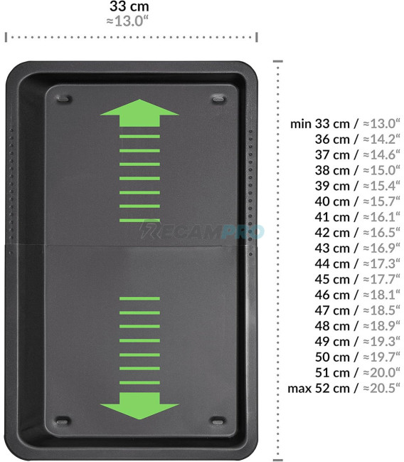 BANDEJA UNIVERSAL EXTENSIBLE HORNO ELECTROLUX, WHIRLPOOL 33-52 cm 9029866473