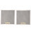 KIT DE DOS FILTROS METÁLICOS PARA CAMPANA EXTRACTORA CATA S BOX INOX 02800912