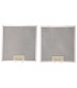 KIT DE DOS FILTROS METÁLICOS PARA CAMPANA EXTRACTORA CATA S BOX INOX 02800912