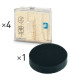 4 FILTROS DE CARTUCHO + 1 FILTRO ASPIRADORA ROWENTA VAPOR CLEAN & STEAM MULTI ZR850001