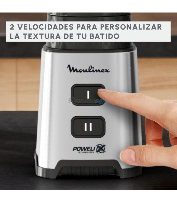 BATIDORA DE VASO INDIVIDUAL MOULINEX PULSEO LM17GD LM17GD10