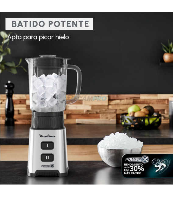 BATIDORA DE VASO INDIVIDUAL MOULINEX PULSEO LM17GD LM17GD10