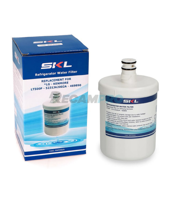FILTRO DE AGUA FRIGORÍFICO AMERICANO LG LT500P 5231JA2002A