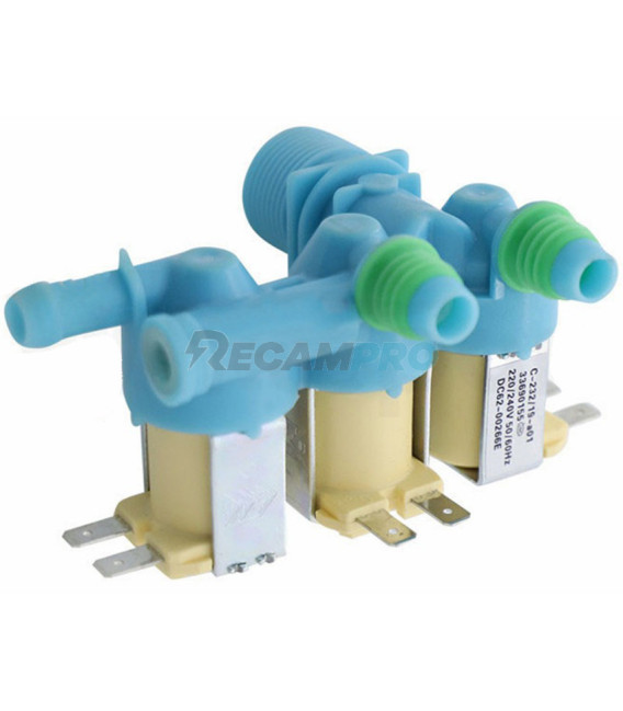 ELECTROVÁLVULA DE ENTRADA DE AGUA PARA LAVADORA SAMSUNG DC62-00266E