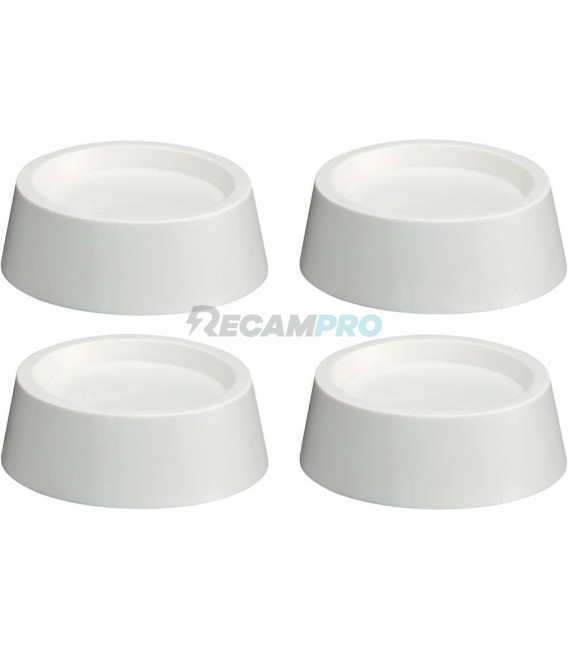 PIES AMORTIGUADORES ANTIVIBRACIONES Y ANTIRALLADURAS PARA LAVADORA (4 unidades) 500WP0160