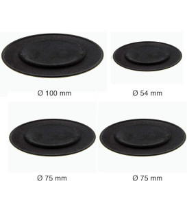 JUEGO DE 4 TAPETAS UNIVERSALES PARA COCINA DE GAS TEKA, BALAY, FAGOR 55605031