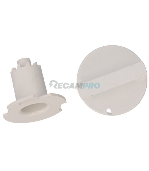 Eje más tapa mando programador y termostato Zanussi 311062841003