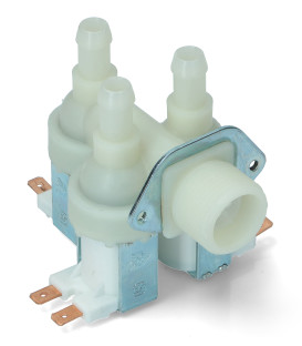 ELECTROVÁLVULA UNIVERSAL PARA LAVADORA 3 VÍAS 90º 481981729328 
