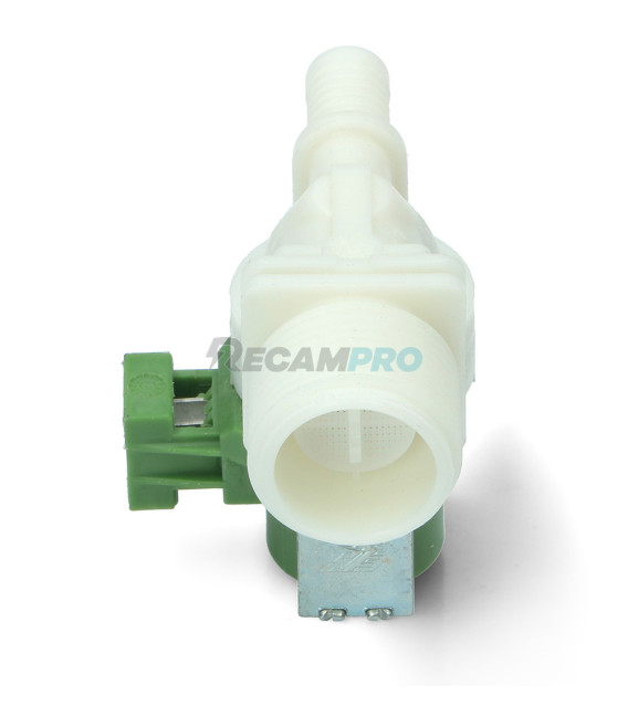 ELECTROVÁLVULA PARA LAVADORA ZANUSSI, CORBERO, ELECTROLUX 180º CON CONECTOR EW935S  50240785001