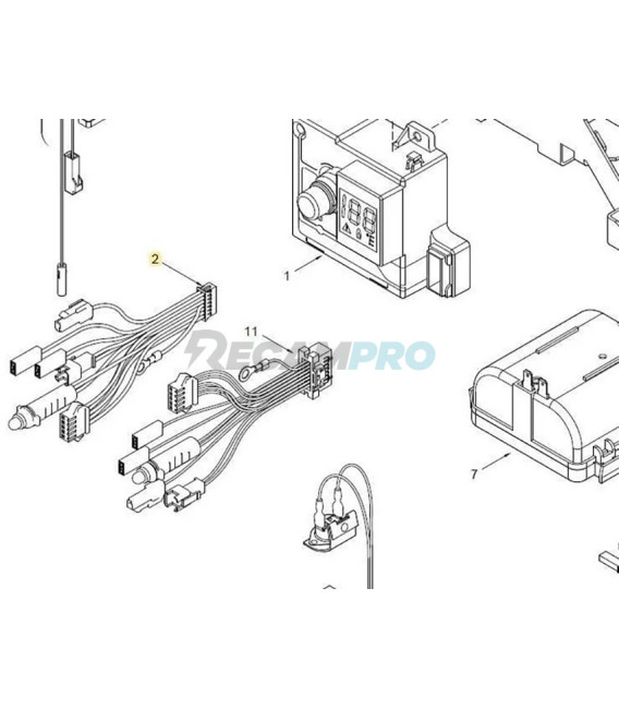CABLEADO MÓDULO CALENTADOR JUNKERS 87044012530