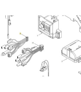 CABLEADO MÓDULO CALENTADOR JUNKERS 87044012530