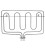 RESISTENCIA SUPERIOR HORNO SMEG 1300W+2800W 230V 806890486