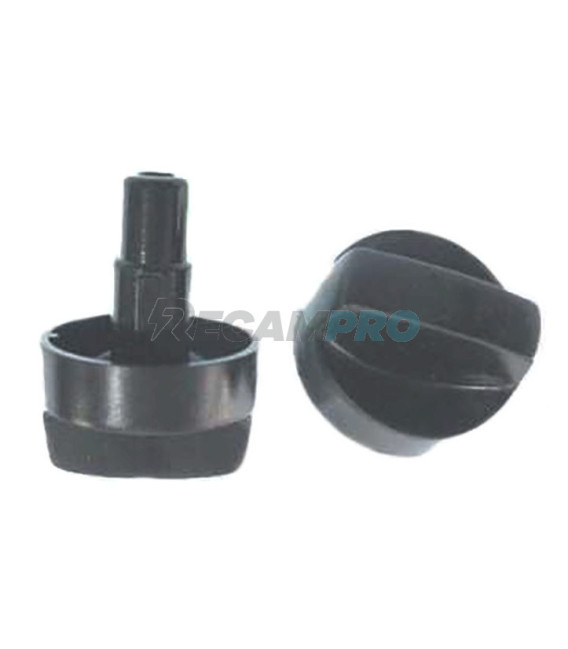 MANDO ENCIMERA ASPES, DESA, FAGOR. Ø 35, EJE Ø 6, VÁSTAGO 25 MM 73FA0018