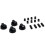 KIT 4 MANDOS UNIVERSAL COCINA NEGRO COK758UN