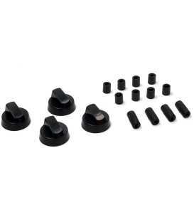 KIT 4 MANDOS UNIVERSAL COCINA NEGRO COK758UN