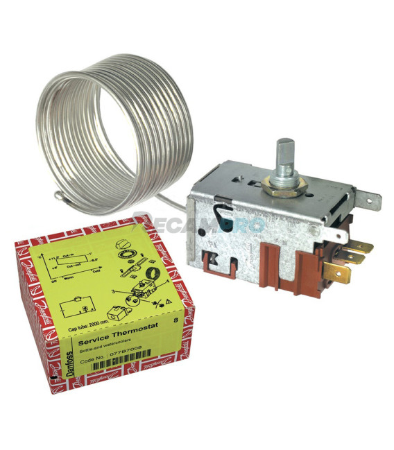 TERMOSTATO DANFOSS PARA ENFRIADORAS, VITRINAS BEBIDAS 27FR3022