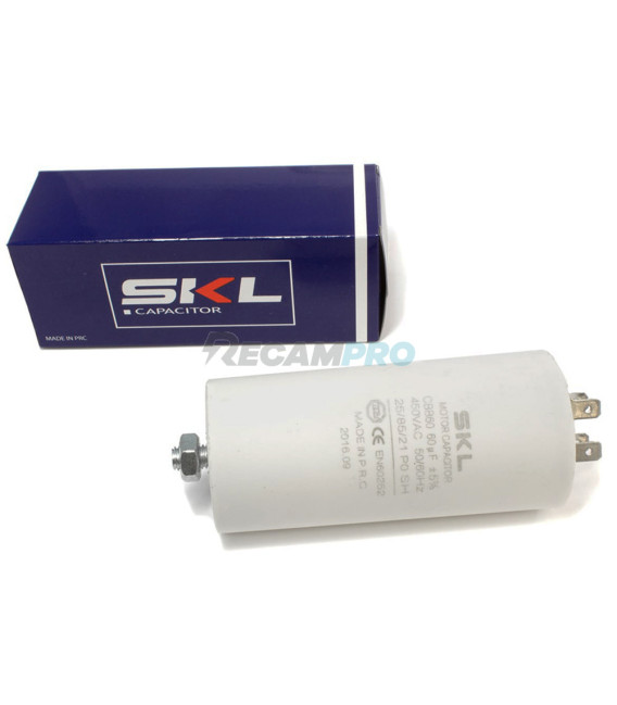 CONDENSADOR DE ARRANQUE 60MF - 450V 12AG028