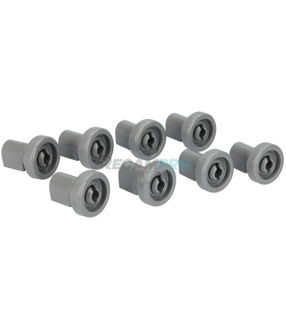 KIT RUEDAS 8 UDS CESTA SUPERIOR LAVAVAJILLAS AEG, ELECTROLUX, ZANUSSI 50286967000