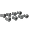 KIT RUEDAS 8 UDS CESTA SUPERIOR LAVAVAJILLAS AEG, ELECTROLUX, ZANUSSI 50286967000