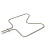 RESISTENCIA INFERIOR HORNO AEG, ELECTROLUX, ZANUSSI 1000W 3871428011