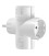 LADRÓN TRIPLE 3 ENCHUFES BLANCO 16A 1101070