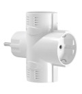 LADRÓN TRIPLE 3 ENCHUFES BLANCO 16A 1101070