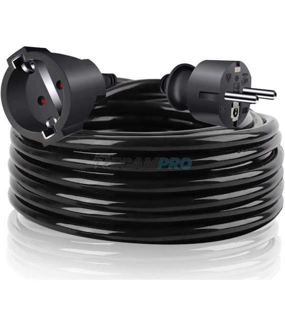 CABLE ALARGADOR 5 METROS NEGRO - SCHUKO 0902066