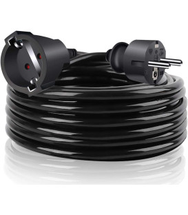 CABLE ALARGADOR 5 METROS NEGRO - SCHUKO 0902066