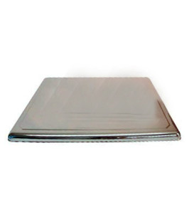 TAPA CUBRE ENCIMERA VITROCERAMICA EN ACERO INOXIDABLEMedidas interiores: 61,0X52,5X2,2cm C-818