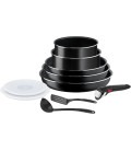 JUEGO 3 SARTENES 22/24/26 CM + 2 CAZOS 16/18 CM + MANGO EXTRAÍBLE + 4 ACCESORIOS L1599902