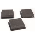 KIT DE 3 UDS FILTRO DE CARBÓN ACTIVO CAMPANA EXTRACTORA CATA 02804300