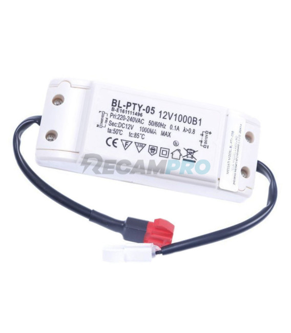 TRANSFORMADOR LUCES LED PARA CAMPANA EXTRACTORA TEKA 89220126