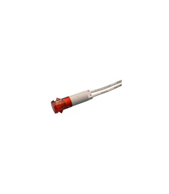 Indicador luminoso rojo con hilos 8ml 49HF066