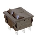 Doble interruptor, color negro 49HF100