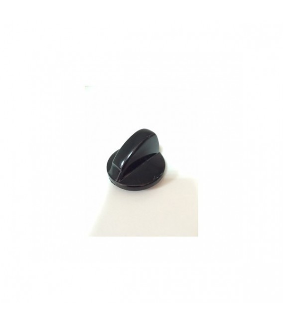 Mando encimera Teka color negro, eje corto  83030426