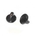 Mando encimera Teka eje corto negro 83030424