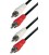 Cable 2 rca macho - 2 rca macho 1,5m E-A3