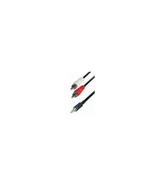 2RCA M - JACK 3,5 ST 3m E-A49-3