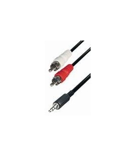 2RCA M - JACK 3,5 ST 3m E-A49-3