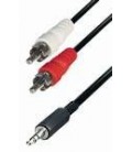 2RCA M - JACK 3,5 ST 3m E-A49-3