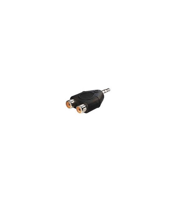 Adaptador 3,5ST m - 2xRCA h E-AC17