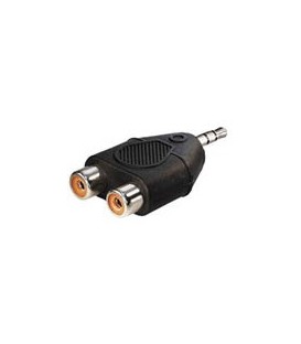 Adaptador 3,5ST m - 2xRCA h E-AC17